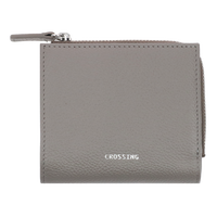 Crossing Milano Small Zip Wallet Rfid - Grey