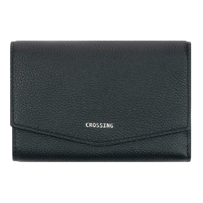 Crossing Milano Trifold Wallet Rfid - Black