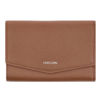 Crossing Milano Trifold Wallet Rfid - Barcos Brown