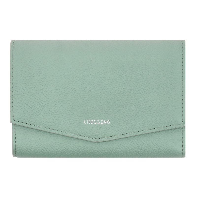 Crossing Milano Trifold Wallet Rfid - Sage