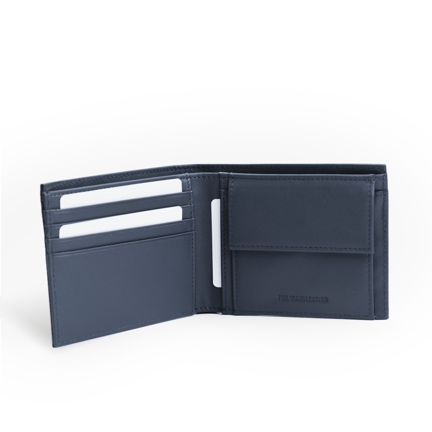 Crossing Milano Voyager Bi-Fold Wallet With Coin Pouch RFID - Dark Navy