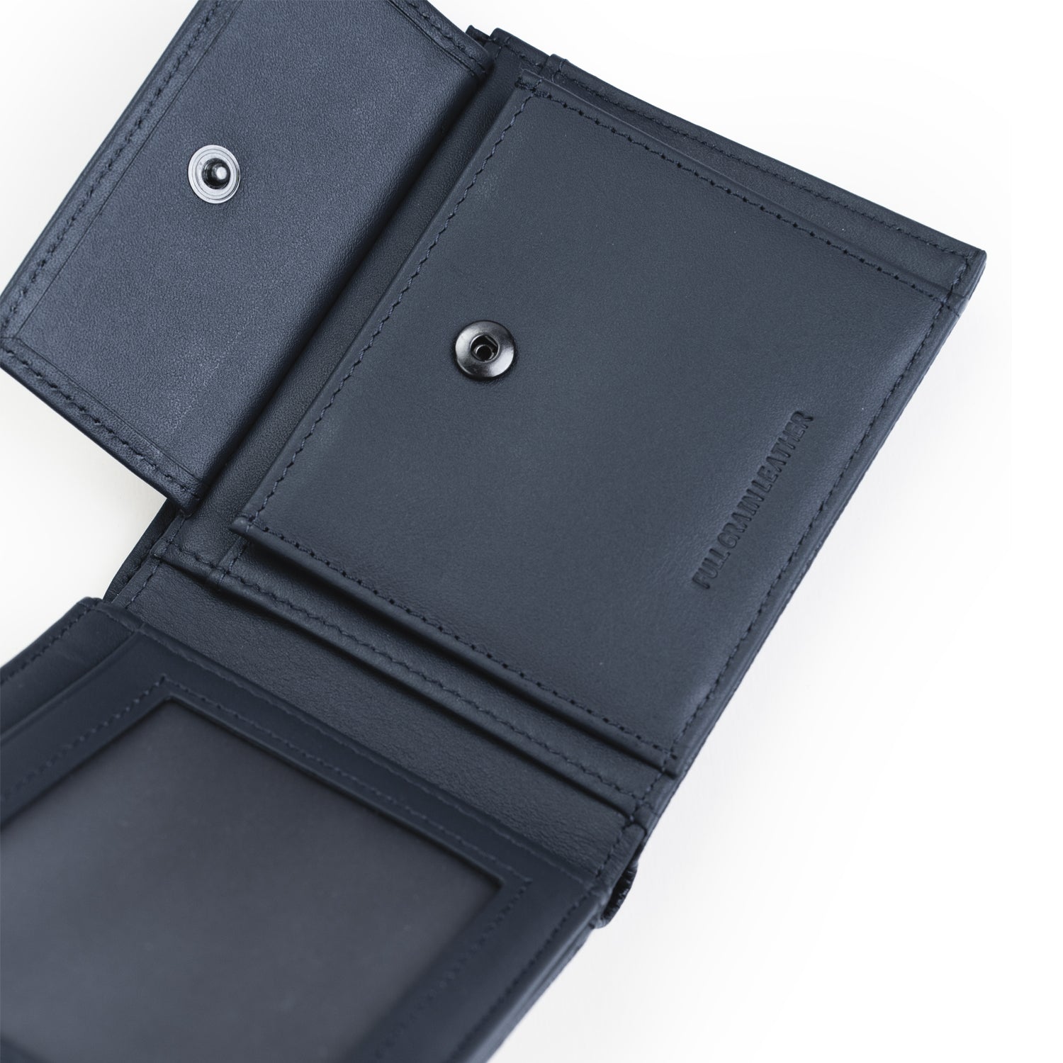 Crossing Milano Voyager Bi-Fold Wallet With Flap and Coin Pouch RFID - Dark Navy