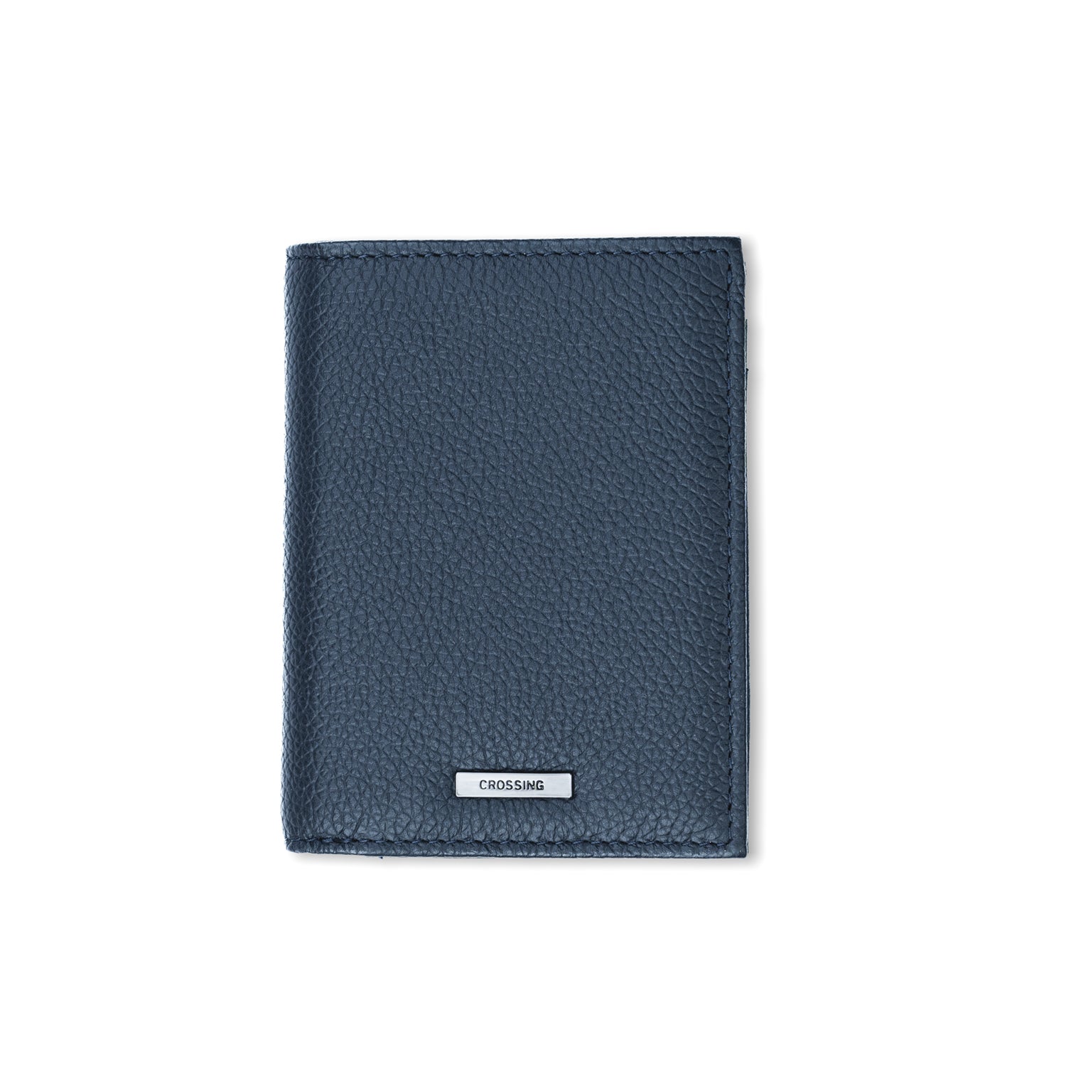Crossing Milano Voyager Short Bi-Fold Wallet With Coin Pouch RFID - Dark Navy