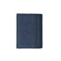 Crossing Milano Voyager Short Bi-Fold Wallet With Coin Pouch RFID - Dark Navy