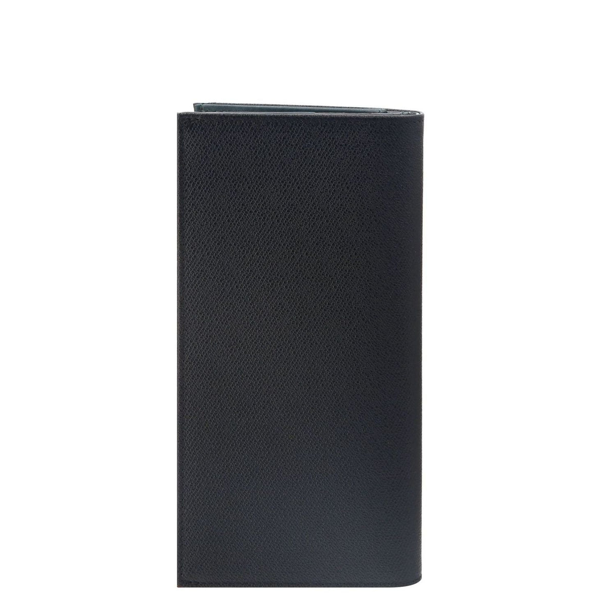 Crossing Modish Long Leather Wallet RFID - Black/Teal
