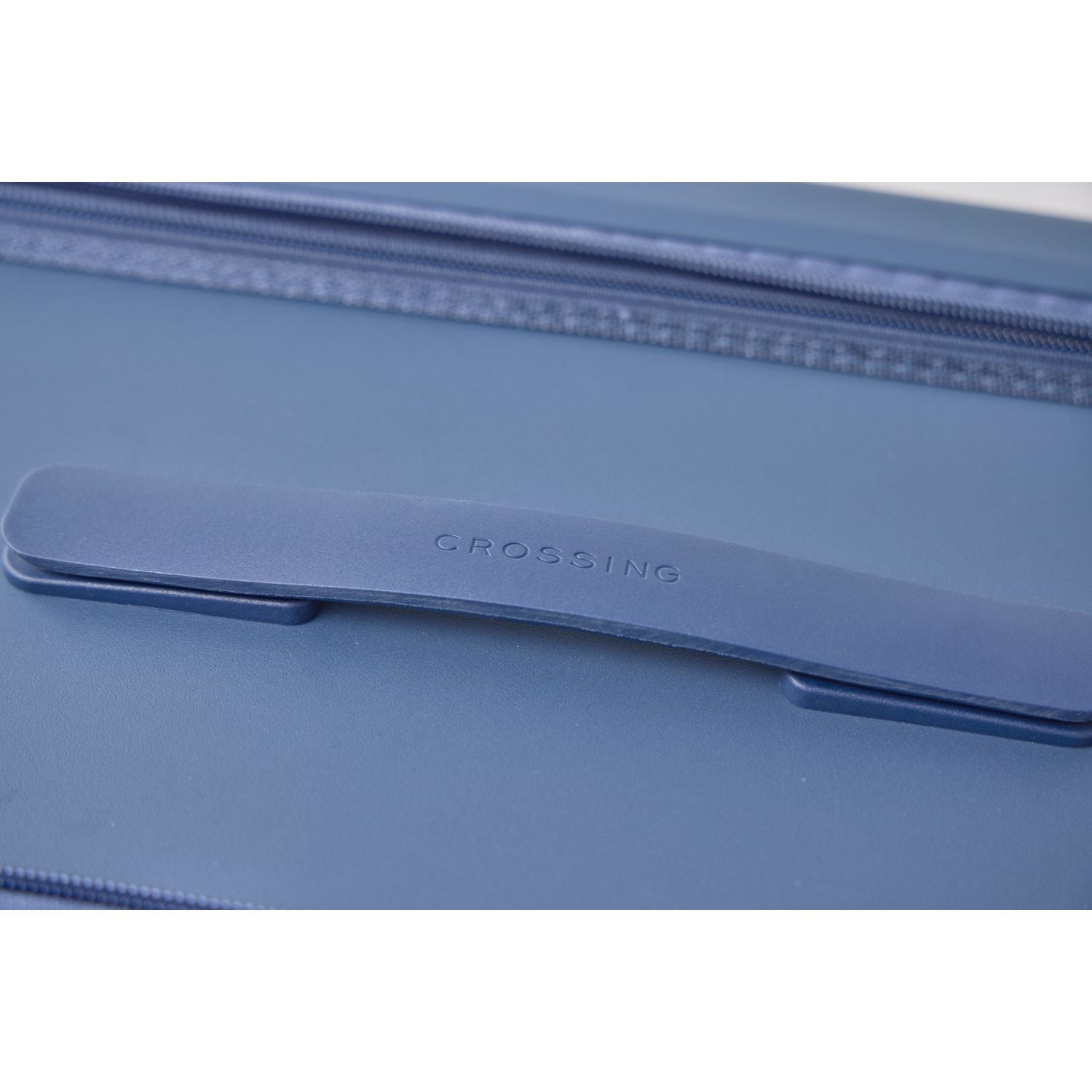 Crossing Ori Collapsible Polycarbonate 20" Carry On Luggage - Pewter Blue