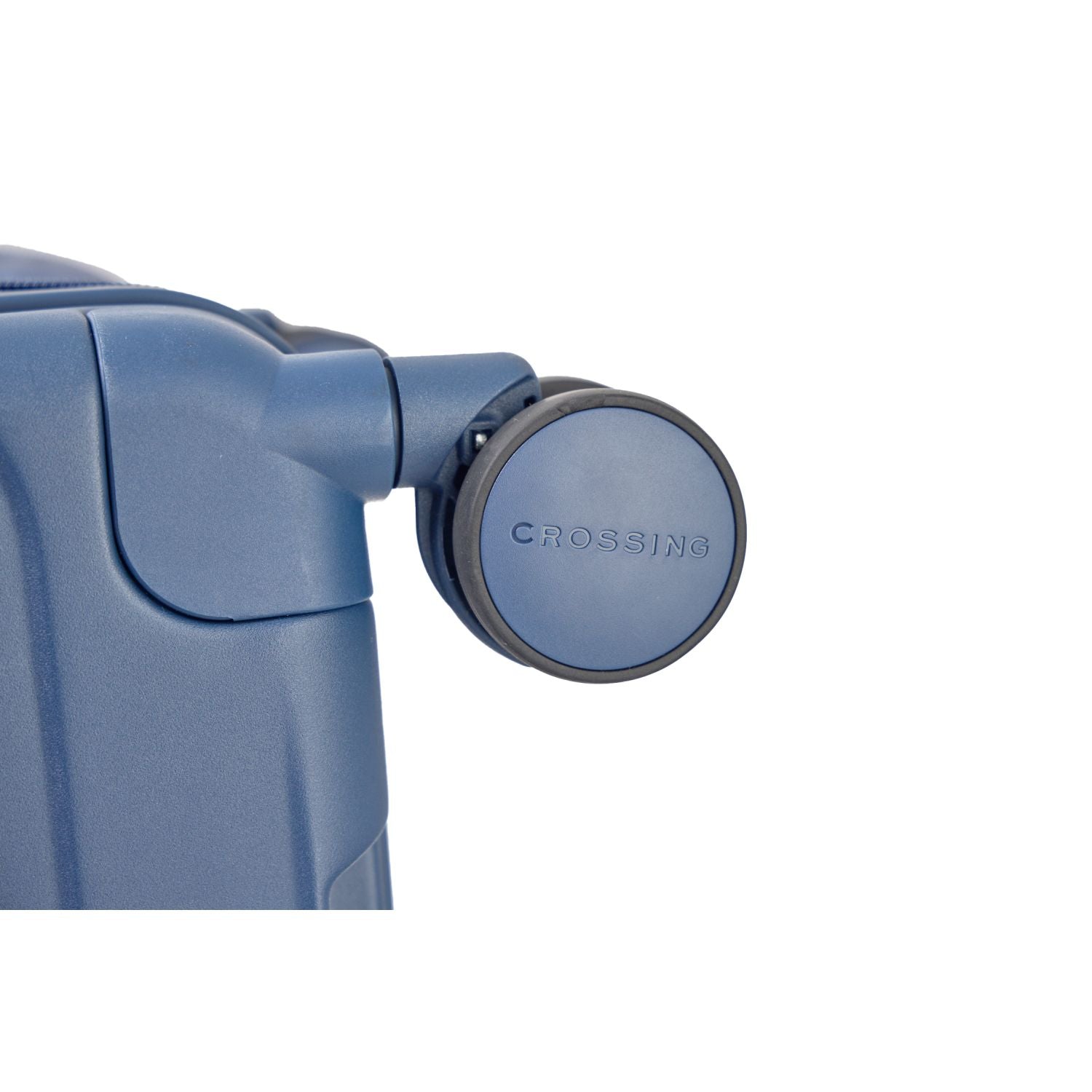Crossing Ori Collapsible Polycarbonate 20" Carry On Luggage - Pewter Blue
