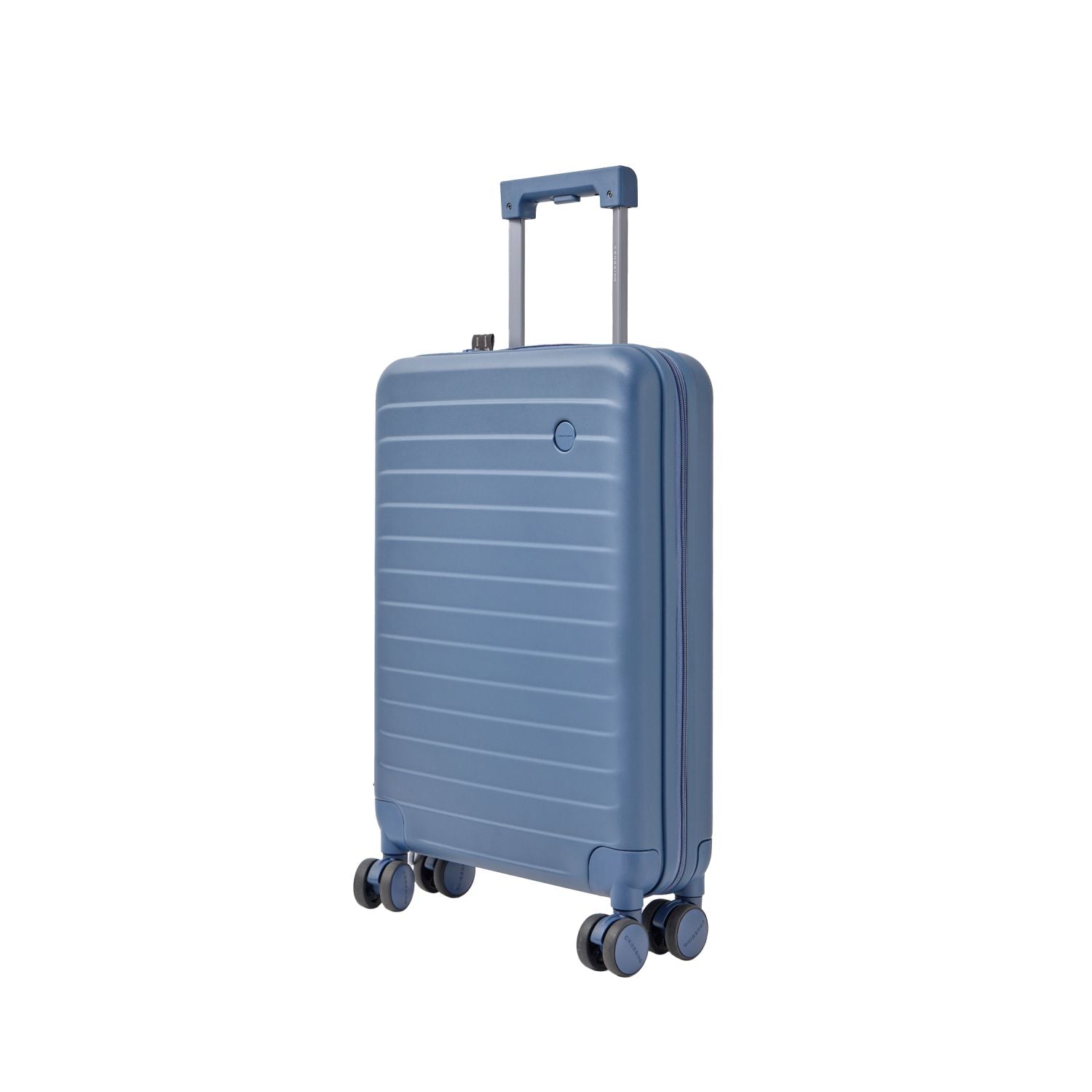 Crossing Ori Collapsible Polycarbonate 20" Carry On Luggage - Pewter Blue