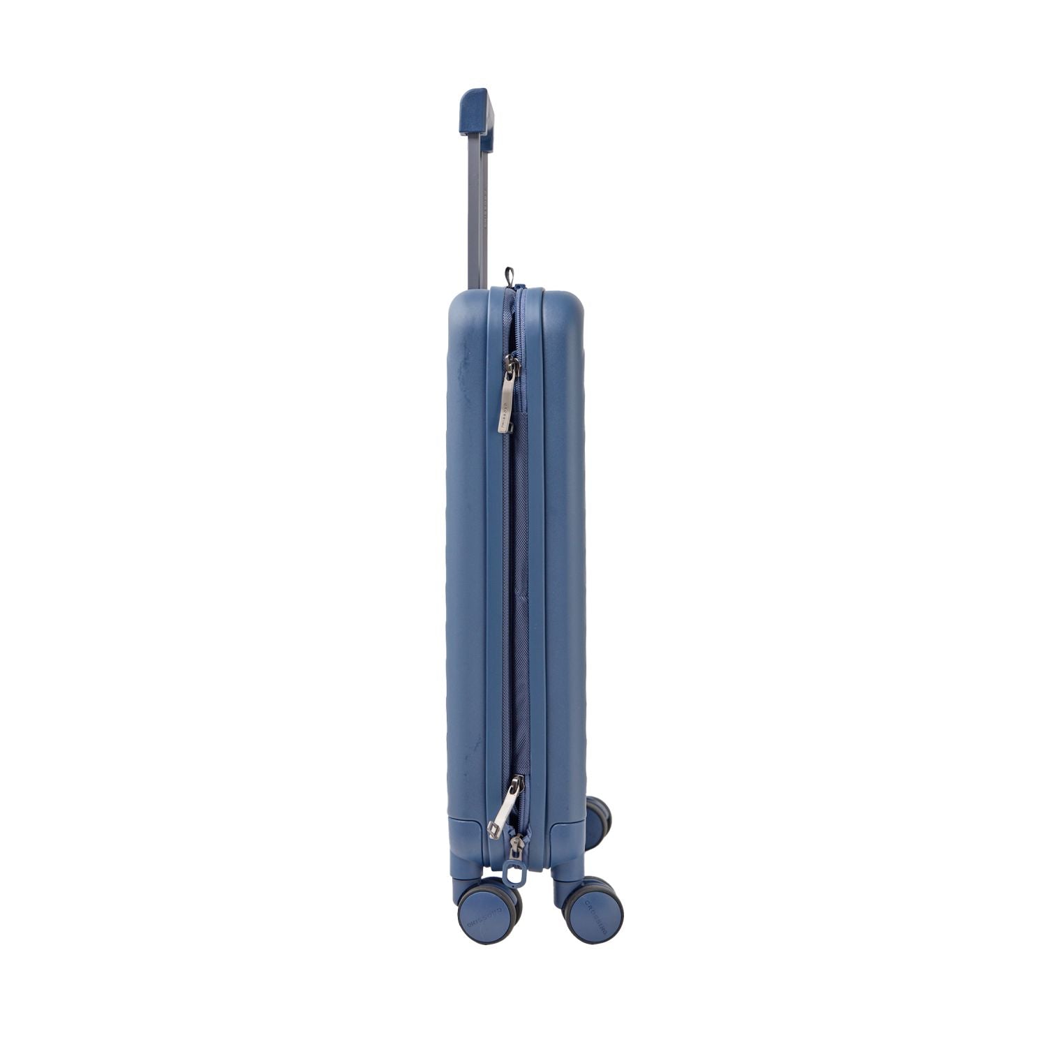 Crossing Ori Collapsible Polycarbonate 20" Carry On Luggage - Pewter Blue