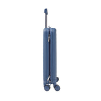 Crossing Ori Collapsible Polycarbonate 20" Carry On Luggage - Pewter Blue
