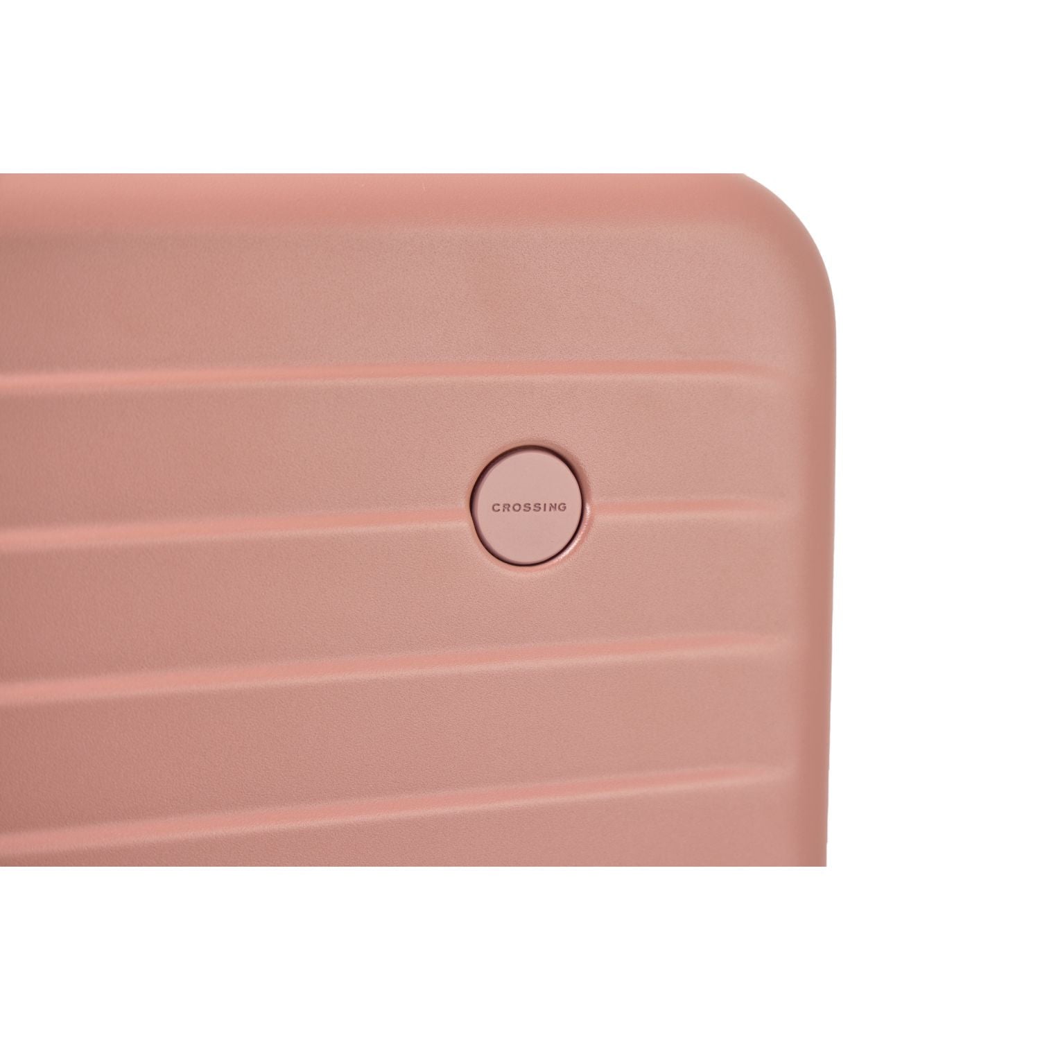 Crossing Ori Collapsible Polycarbonate 20" Carry On Luggage - Rose Quartz