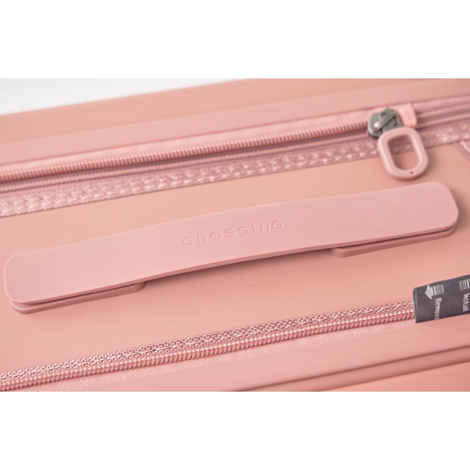 Crossing Ori Collapsible Polycarbonate 20" Carry On Luggage - Rose Quartz