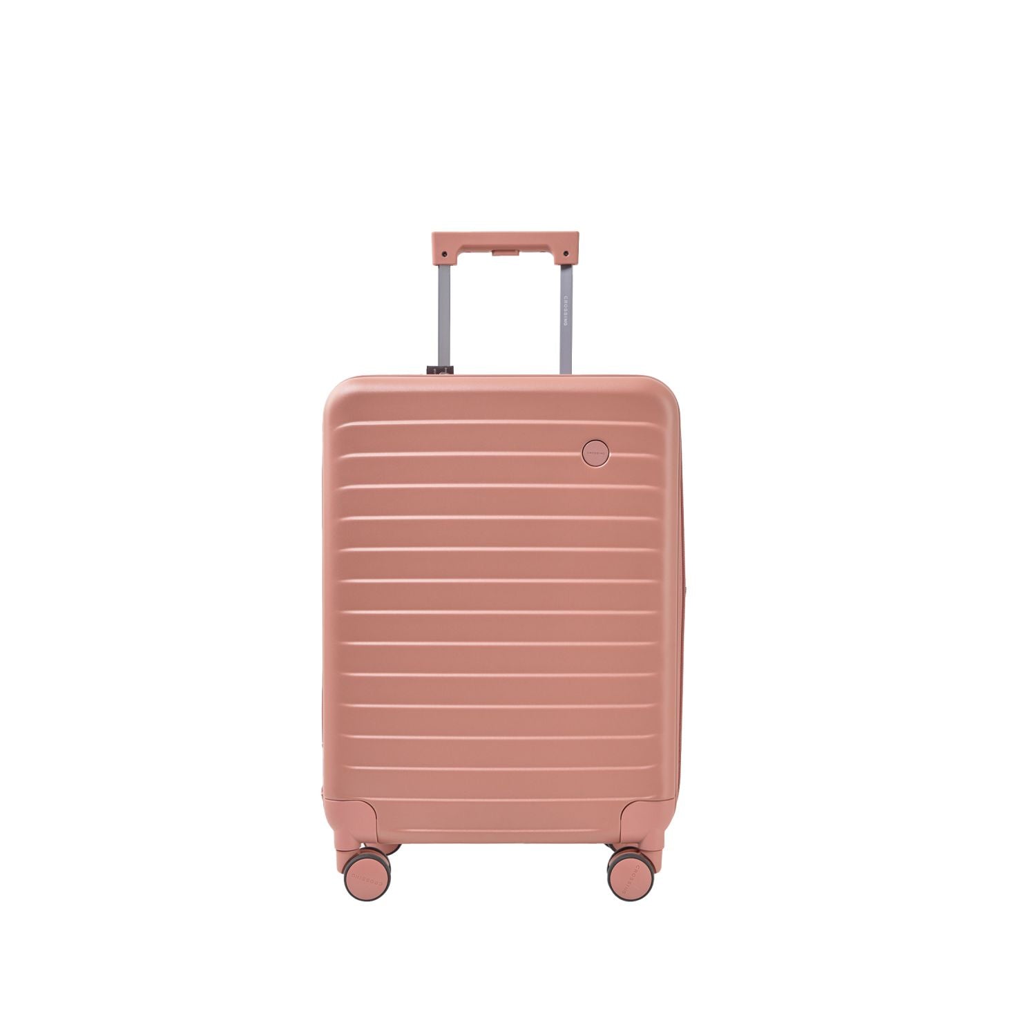 Crossing Ori Collapsible Polycarbonate 20" Carry On Luggage - Rose Quartz
