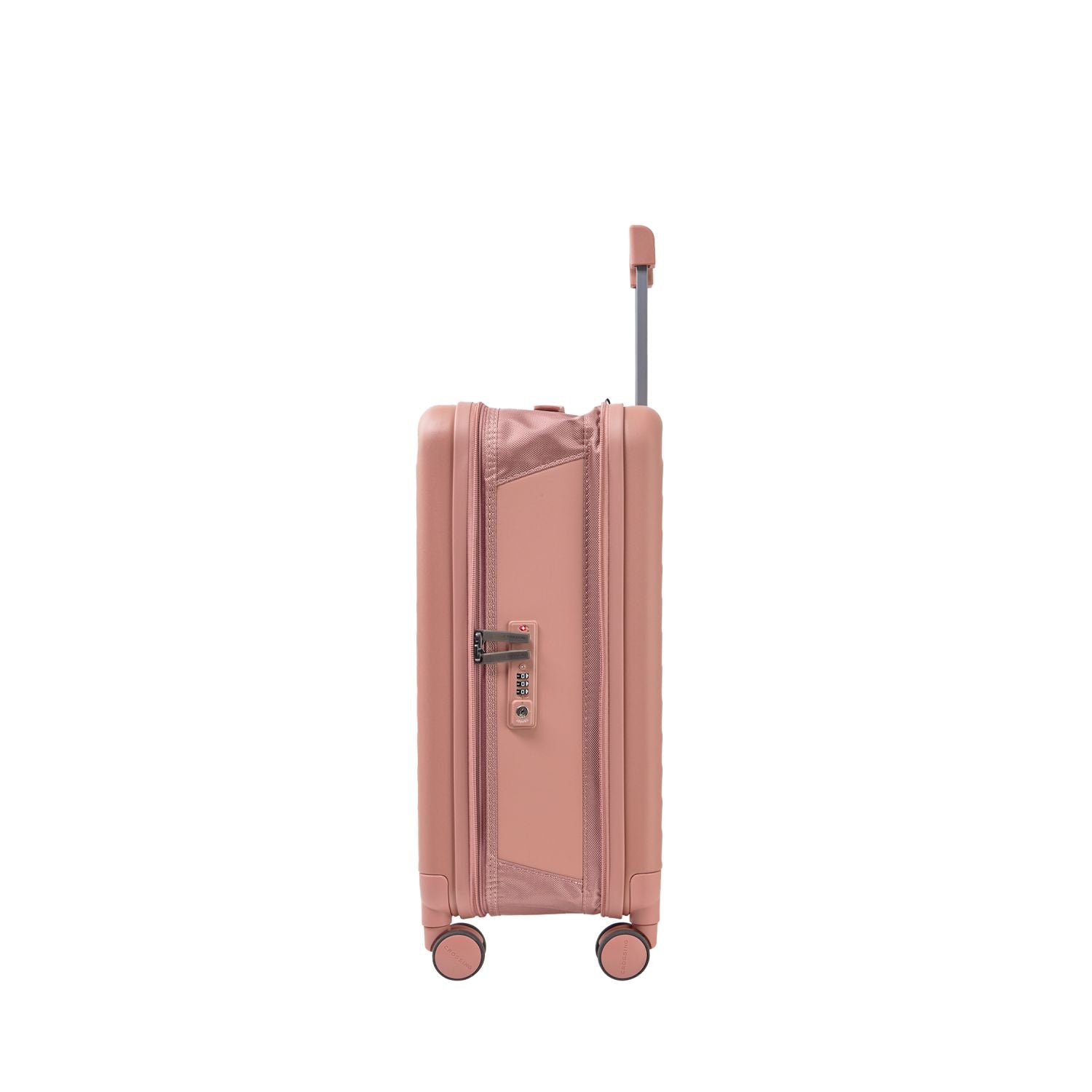 Crossing Ori Collapsible Polycarbonate 20" Carry On Luggage - Rose Quartz