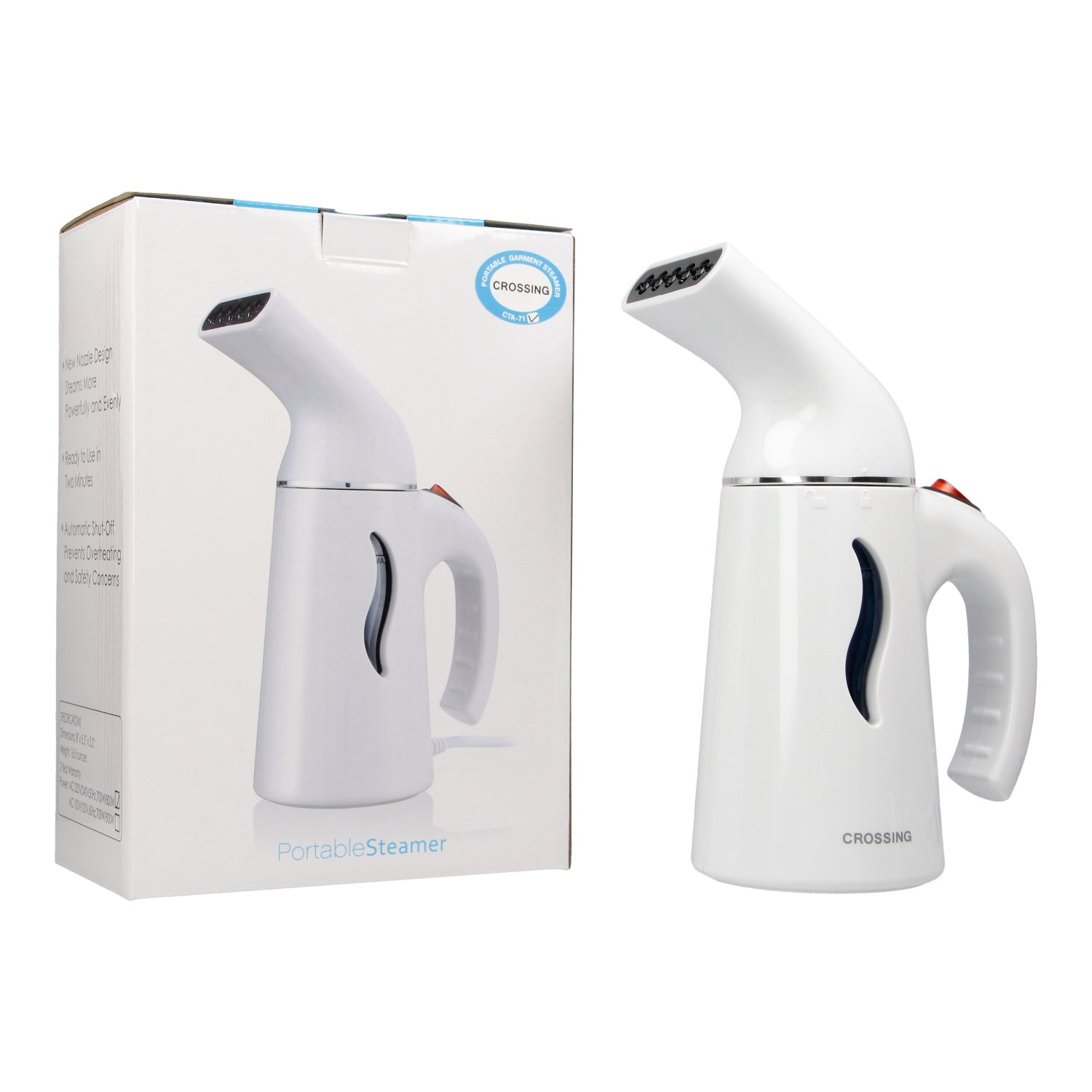 Crossing Portable Garment Steamer (White/S)