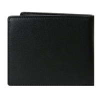Crossing Prime Bi-Fold Leather Wallet With Window Pocket - Black