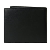 Crossing Prime Bi-Fold Nappa Leather Wallet With Flap [14 Card Slots] - Black