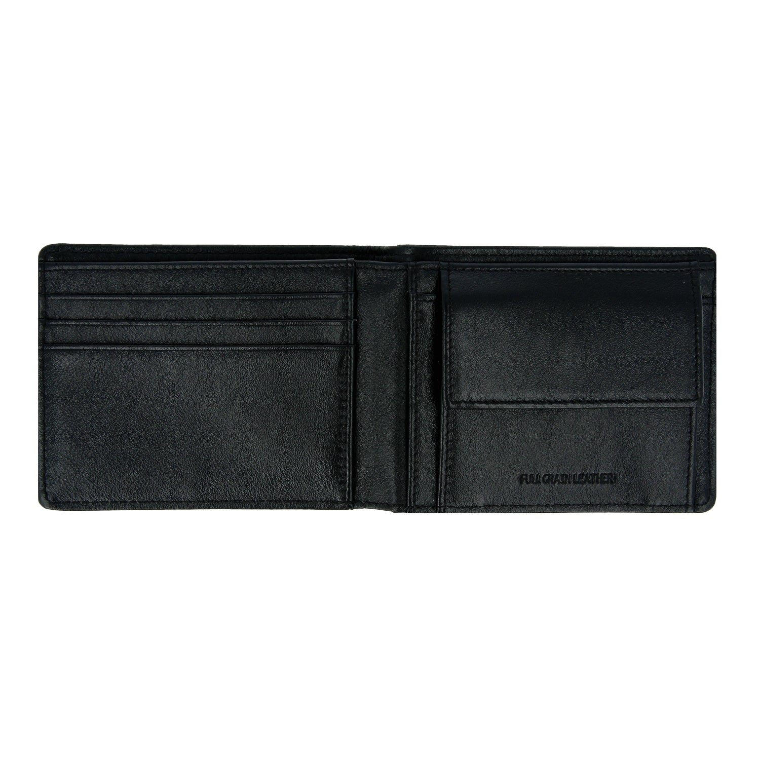 Crossing Prime Slim Nappa Leather Wallet With Coin Pocket [5 Card Slots] - Black