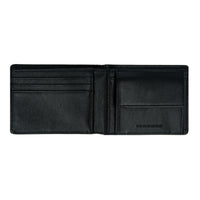 Crossing Prime Slim Nappa Leather Wallet With Coin Pocket [5 Card Slots] - Black