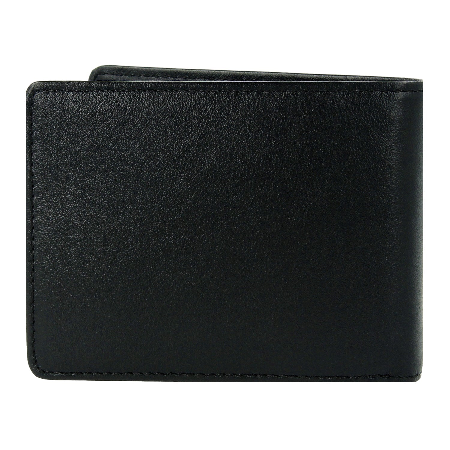 Crossing Prime Slim Nappa Leather Wallet With Coin Pocket [5 Card Slots] - Black