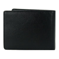 Crossing Prime Slim Nappa Leather Wallet With Coin Pocket [5 Card Slots] - Black