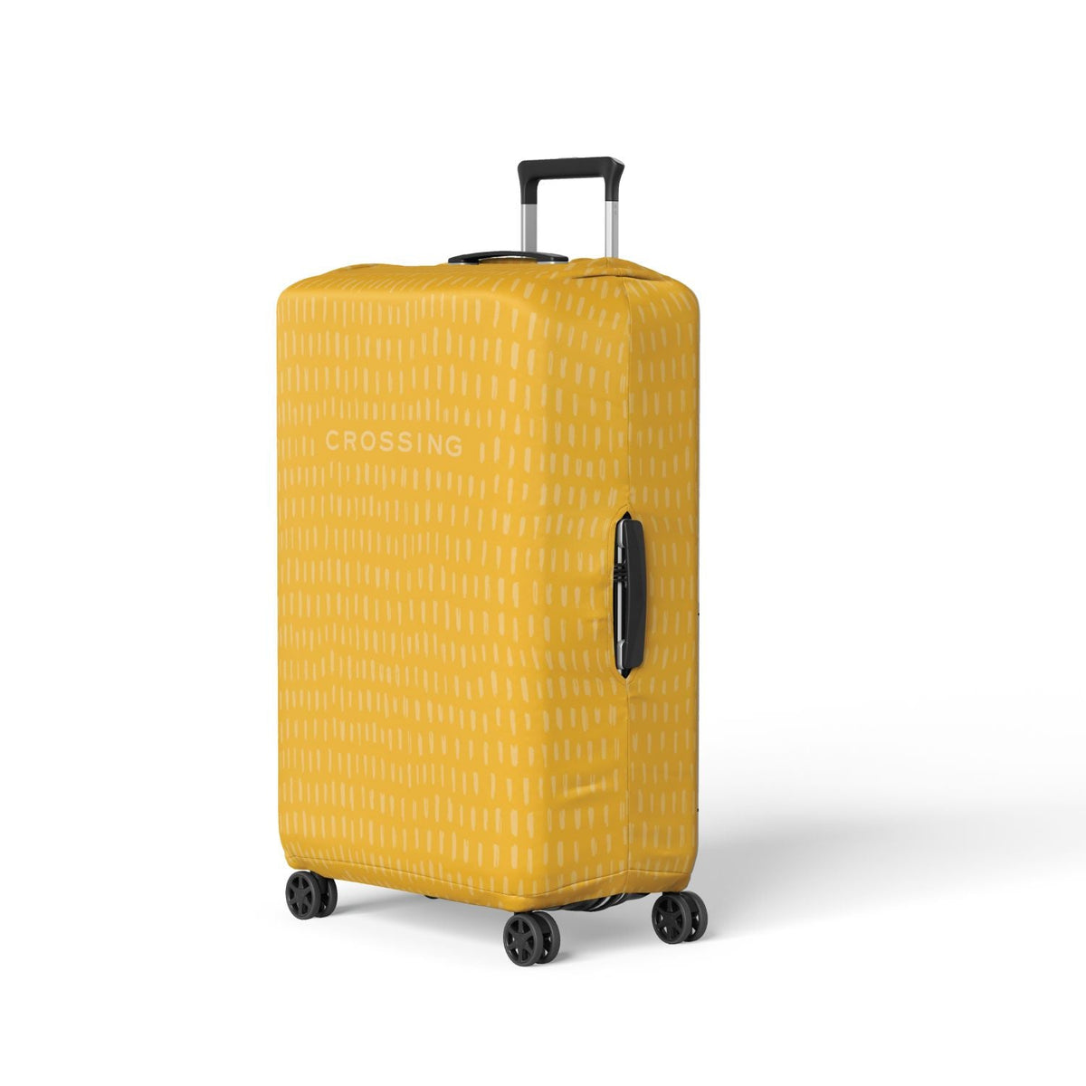 Crossing Stroke Series Luggage Cover M (23'-26') - Tuscany Yellow