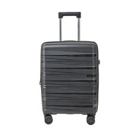 Crossing Supra Polypropylene Expandable 20" Carry On Luggage Spinner - Black