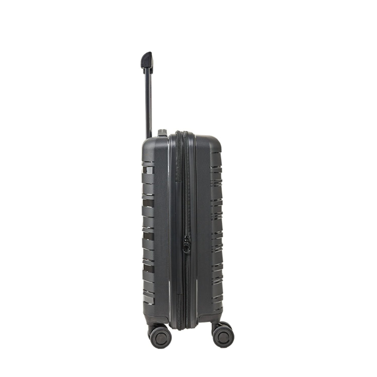 Crossing Supra Polypropylene Expandable 20" Carry On Luggage Spinner - Black