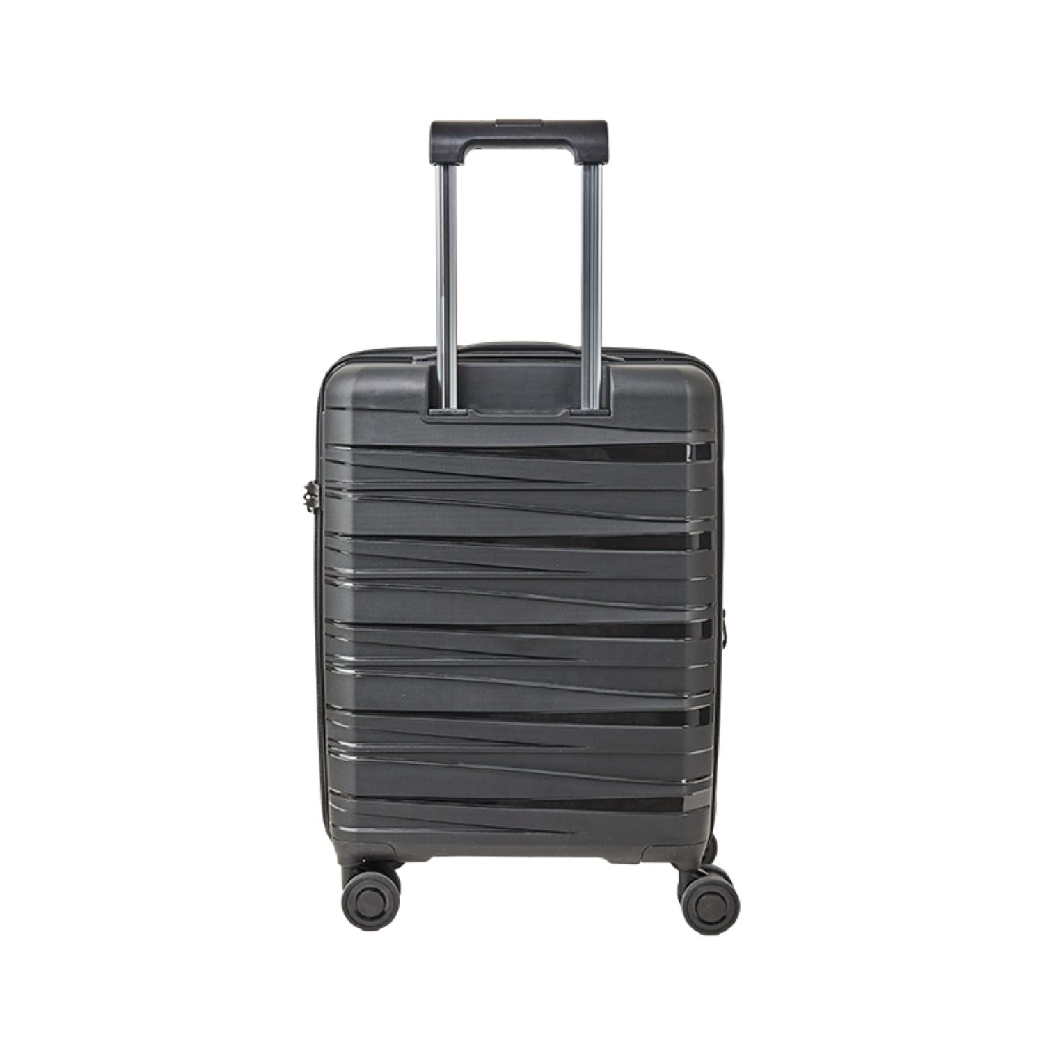 Crossing Supra Polypropylene Expandable 20" Carry On Luggage Spinner - Black