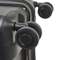 Crossing Supra Polypropylene Expandable 20" Carry On Luggage Spinner - Black