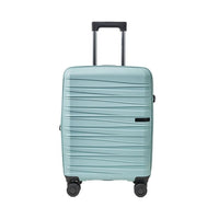 Crossing Supra Polypropylene Expandable 20" Carry On Luggage Spinner - Blue