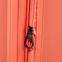 Crossing Supra Polypropylene Expandable 20" Carry On Luggage Spinner - Tangerine Red