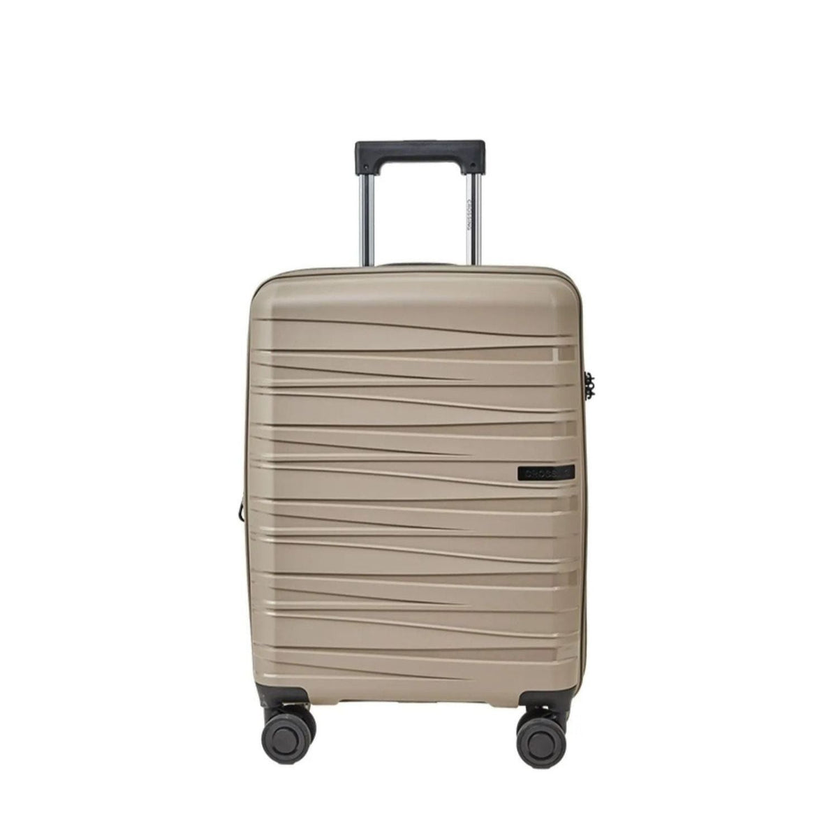 Crossing Supra Polypropylene Expandable 20" Carry On Luggage Spinner - Taupe