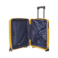 Crossing Supra Polypropylene Expandable 20" Carry On Luggage Spinner - Yellow