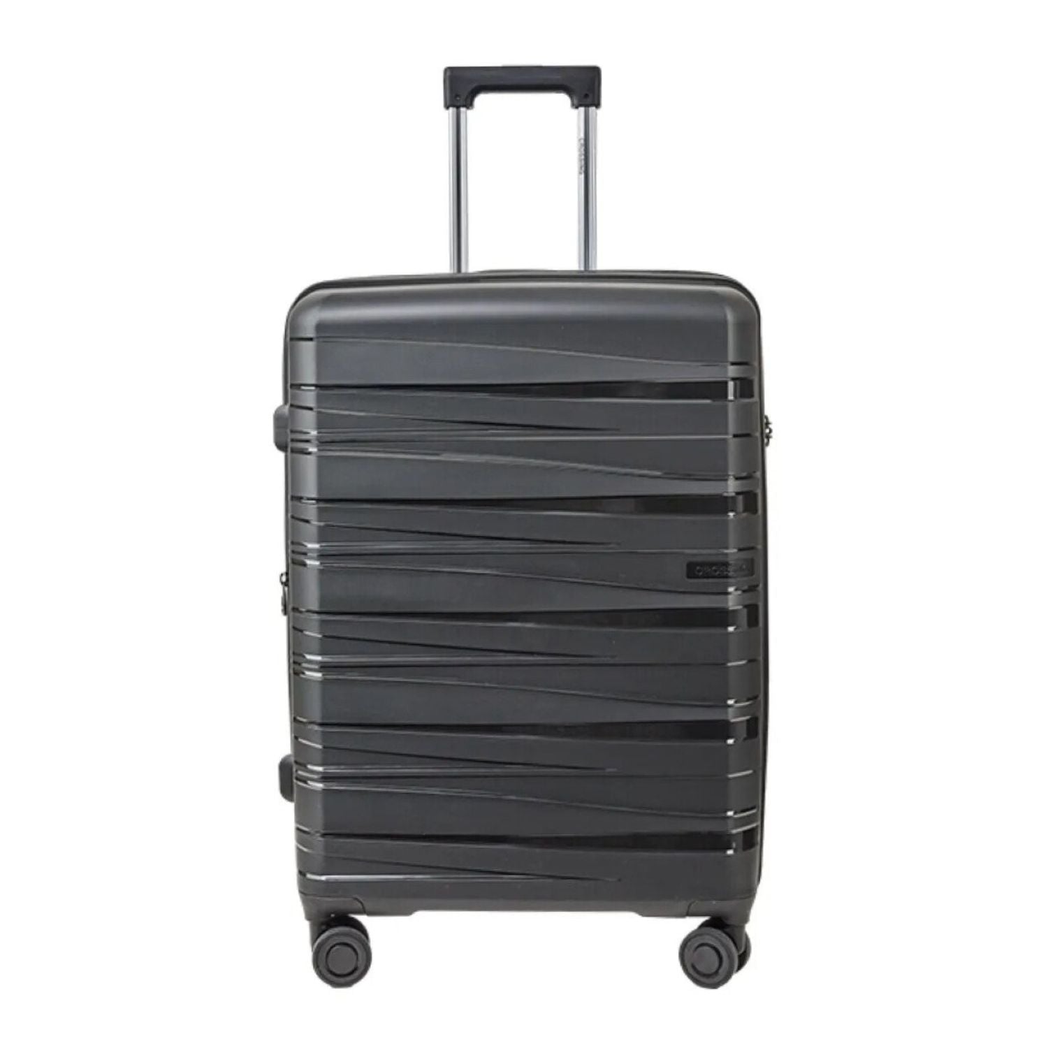 Crossing Supra Polypropylene Expandable 24" Medium Luggage Spinner - Black
