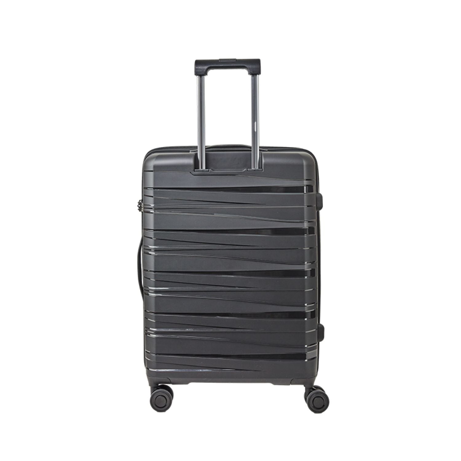 Crossing Supra Polypropylene Expandable 24" Medium Luggage Spinner - Black