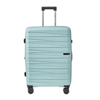 Crossing Supra Polypropylene Expandable 24" Medium Luggage Spinner - Blue