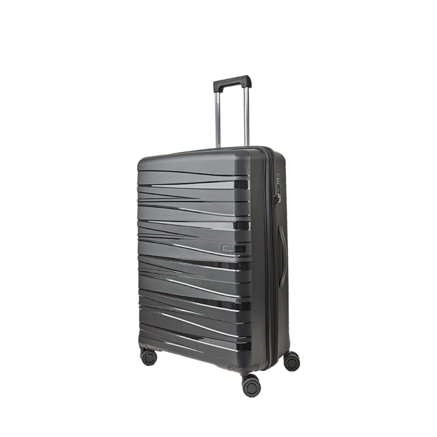 Crossing Supra Polypropylene Expandable 28" Large Luggage Spinner - Black