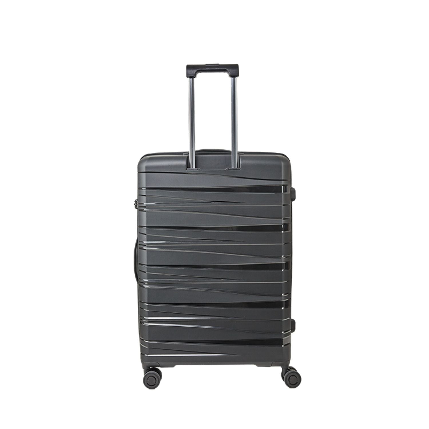 Crossing Supra Polypropylene Expandable 28" Large Luggage Spinner - Black