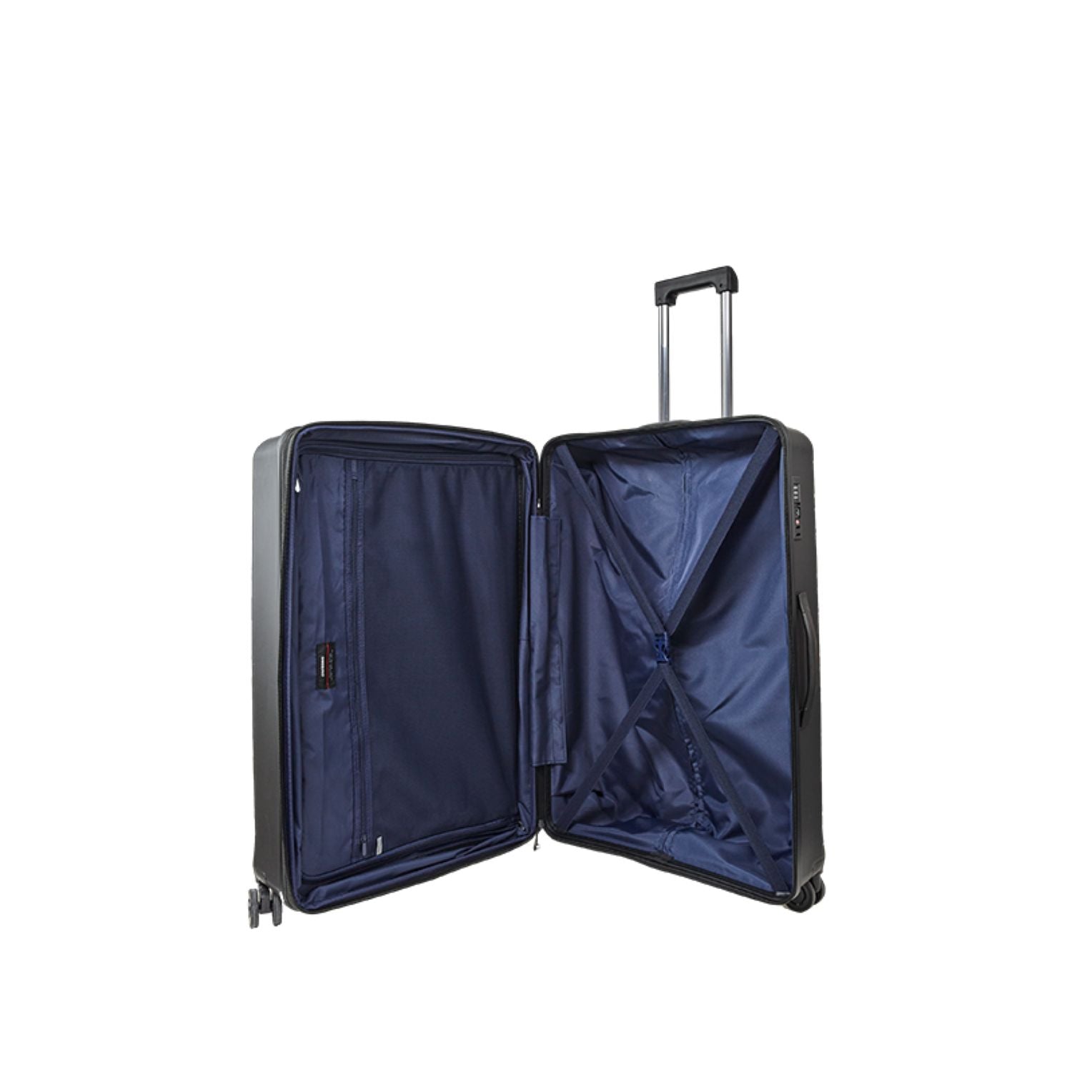 Crossing Supra Polypropylene Expandable 28" Large Luggage Spinner - Black