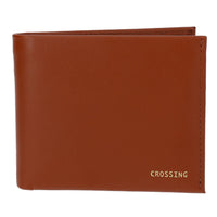 Crossing Sydney Bi-Fold Leather Wallet [12 Card Slots] Rfid - Gingerbread