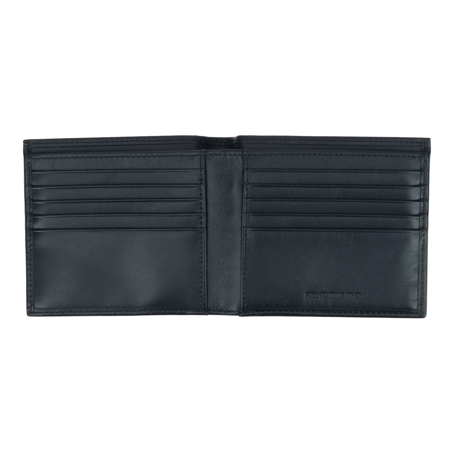 Crossing Sydney Bi-Fold Leather Wallet [18 Card Slots] - Black