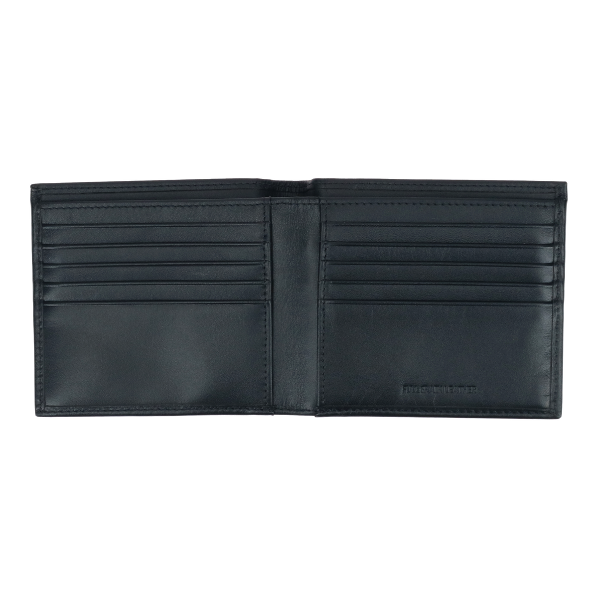 Crossing Sydney Bi-Fold Leather Wallet [18 Card Slots] - Black