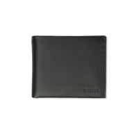 Crossing Sydney Bi-Fold Leather Wallet With Coin Pocket - Black