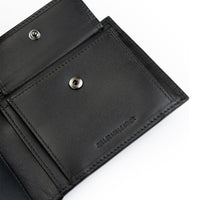 Crossing Sydney Bi-Fold Leather Wallet With Coin Pocket - Black