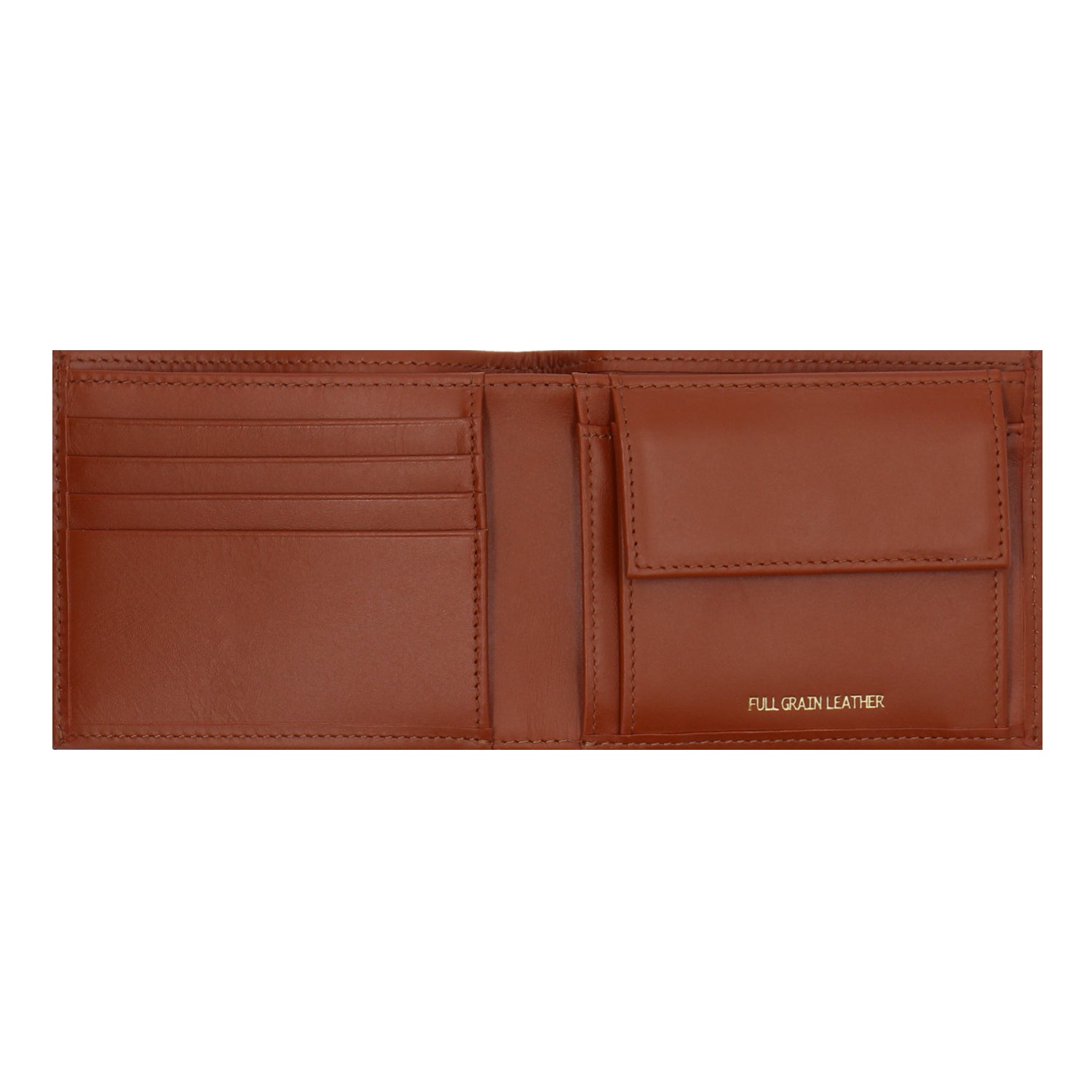 Crossing Sydney Bi-Fold Leather Wallet With Coin Pocket Rfid- Gingerbread