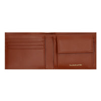 Crossing Sydney Bi-Fold Leather Wallet With Coin Pocket Rfid- Gingerbread