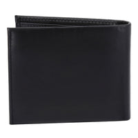 Crossing Sydney Bi-Fold Leather Wallet With Coin Pocket Rfid- Black