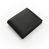 Crossing Sydney Bi-Fold Leather Wallet With Flap And Coin Pouch - Black