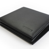 Crossing Sydney Bi-Fold Leather Wallet With Flap And Coin Pouch - Black